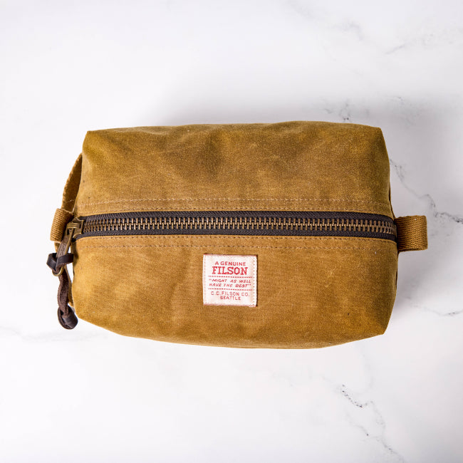 Dark Tan Tin Cloth Travel Kit by Filson– Harrison Limited
