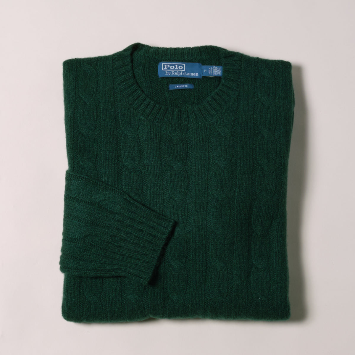 Moss Cable-Knit Cashmere Sweater by Ralph Lauren– Harrison Limited