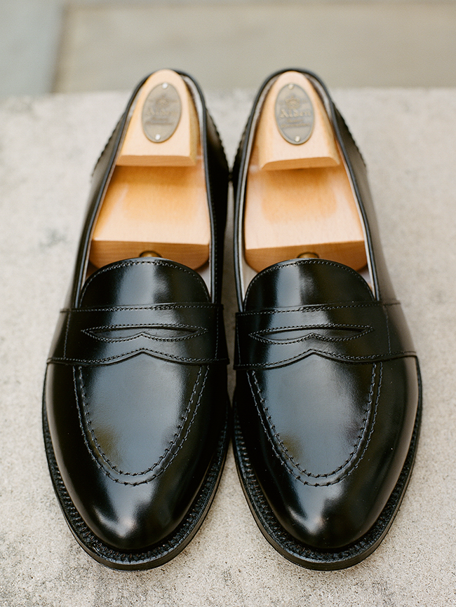 Black Full Strap Loafer by Alden– Harrison Limited